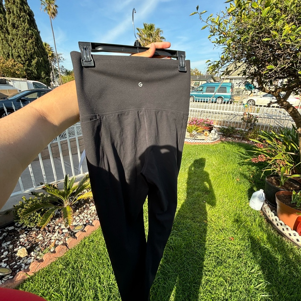 SOLD Black Tummy Control Corset Shaper Leggings